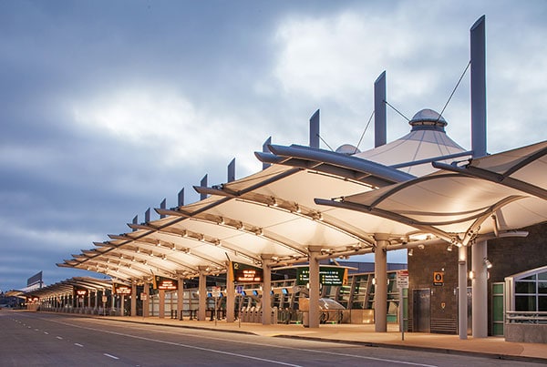 San Diego International Airport Terminal 2 Smart Curb Pavilion