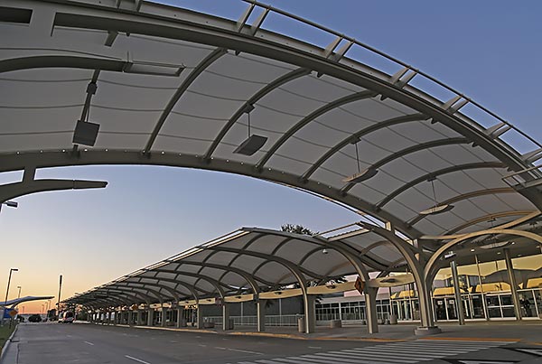 Tulsa International Airport Walkway Canopies