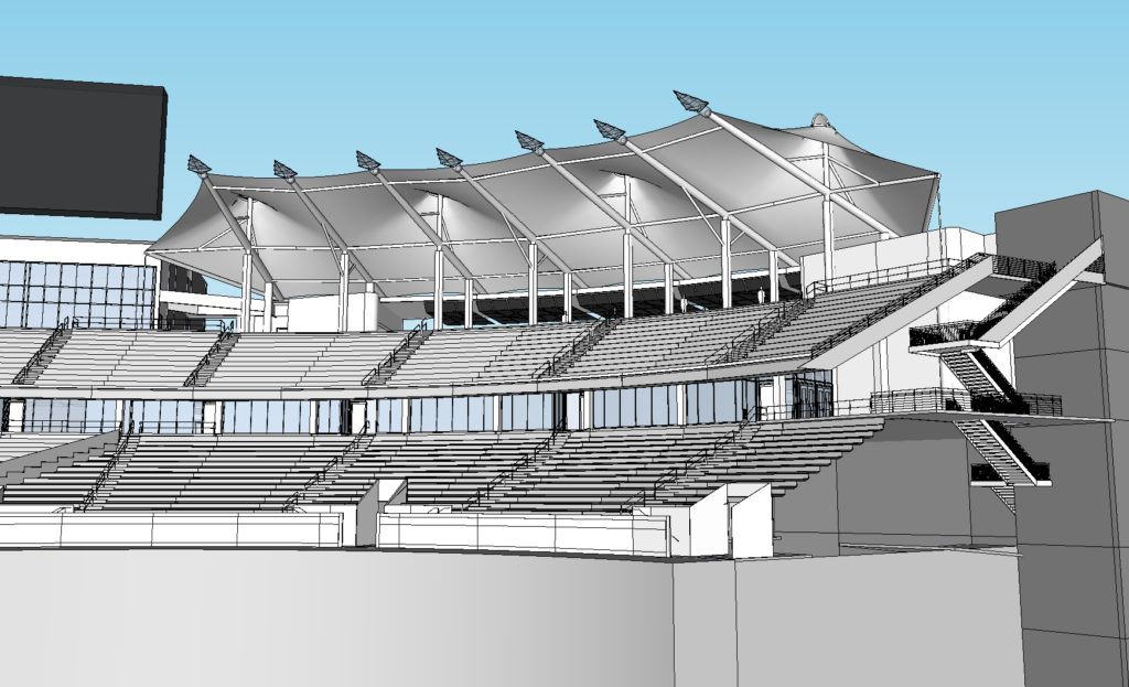 Canopy Design & Construction of Doak Campbell Stadium FabriTec
