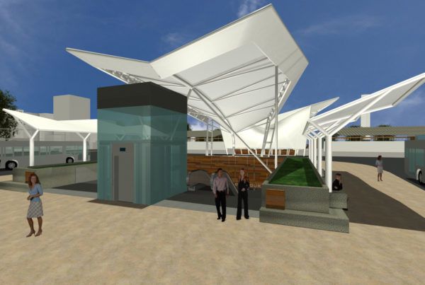 El Monte Light Rail FabriTec SketchUp