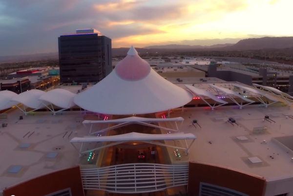 Summerlin Nevada Tension Fabric Structure Drone Fly Over