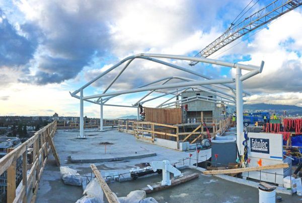 Duke Condo's Rooftop Canopy Construction