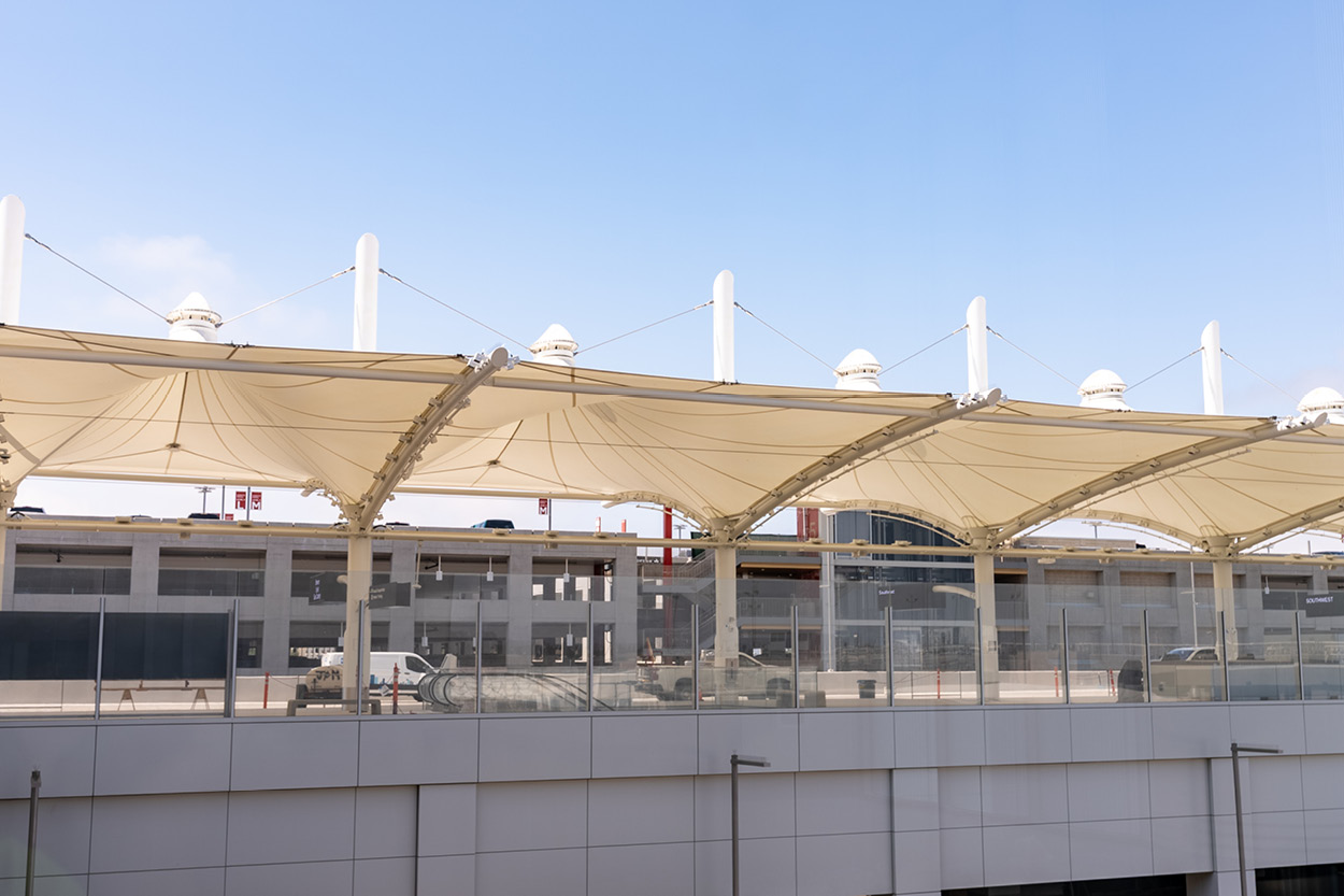 Canopies at San Diego International Airport’s Terminal 1